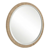 Carbet - Round Rope Mirror - Light Brown