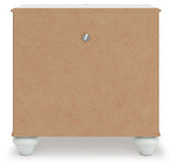 Kozlani - One Drawer Night Stand - White