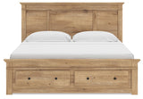 Makidern - Panel Storage Bed