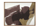 Eclectic-Fuse Framed Print - Brown