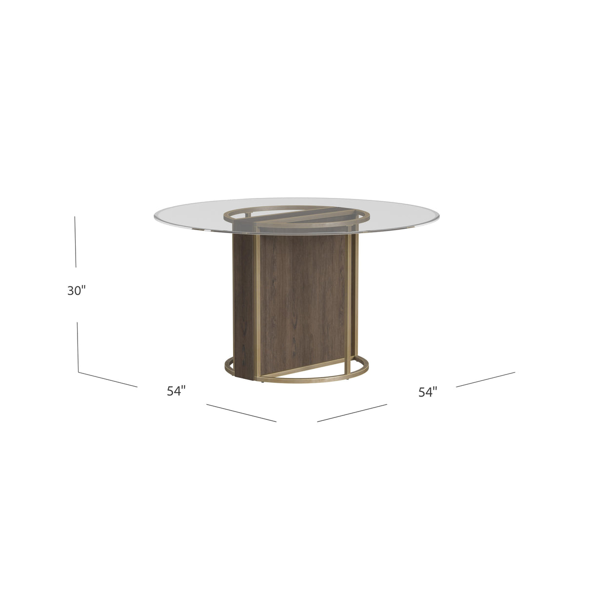 Stefan - Dining Table - Champagne