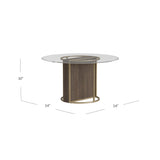 Stefan - Dining Table - Champagne