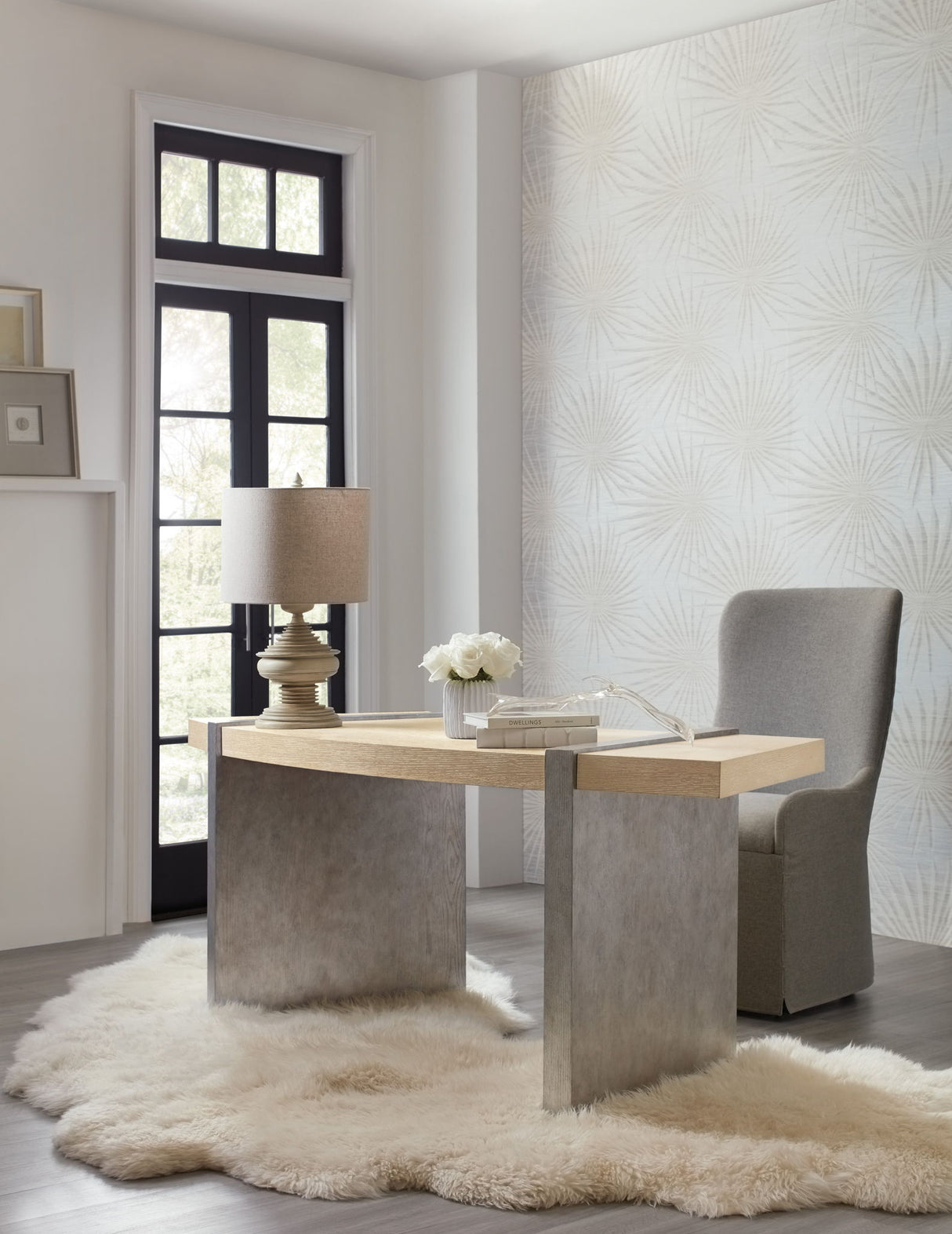 Melange - Selleck Writing Desk - Beige