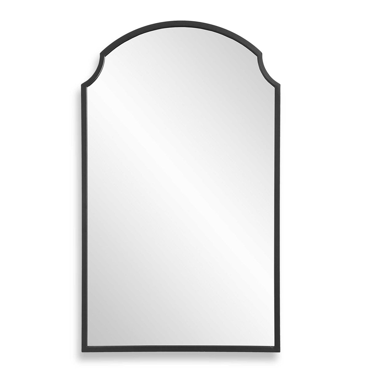Beautiful Arch Mirror - Satin Black