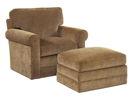 Lexington Upholstery - Clifton Ottoman - Dark Brown