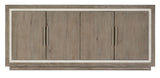 Serenity - Tulum Media Storage Cabinet - Gray