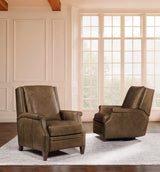 RC - Collier Power Swivel Glider Recliner - Brown