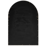 Arched Windowpane Mirror - Gold Leaf