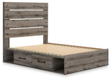 Graystorm - Panel Storage Bed