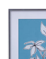 Botanic Drawing Framed Print (Set of 2) - Blue