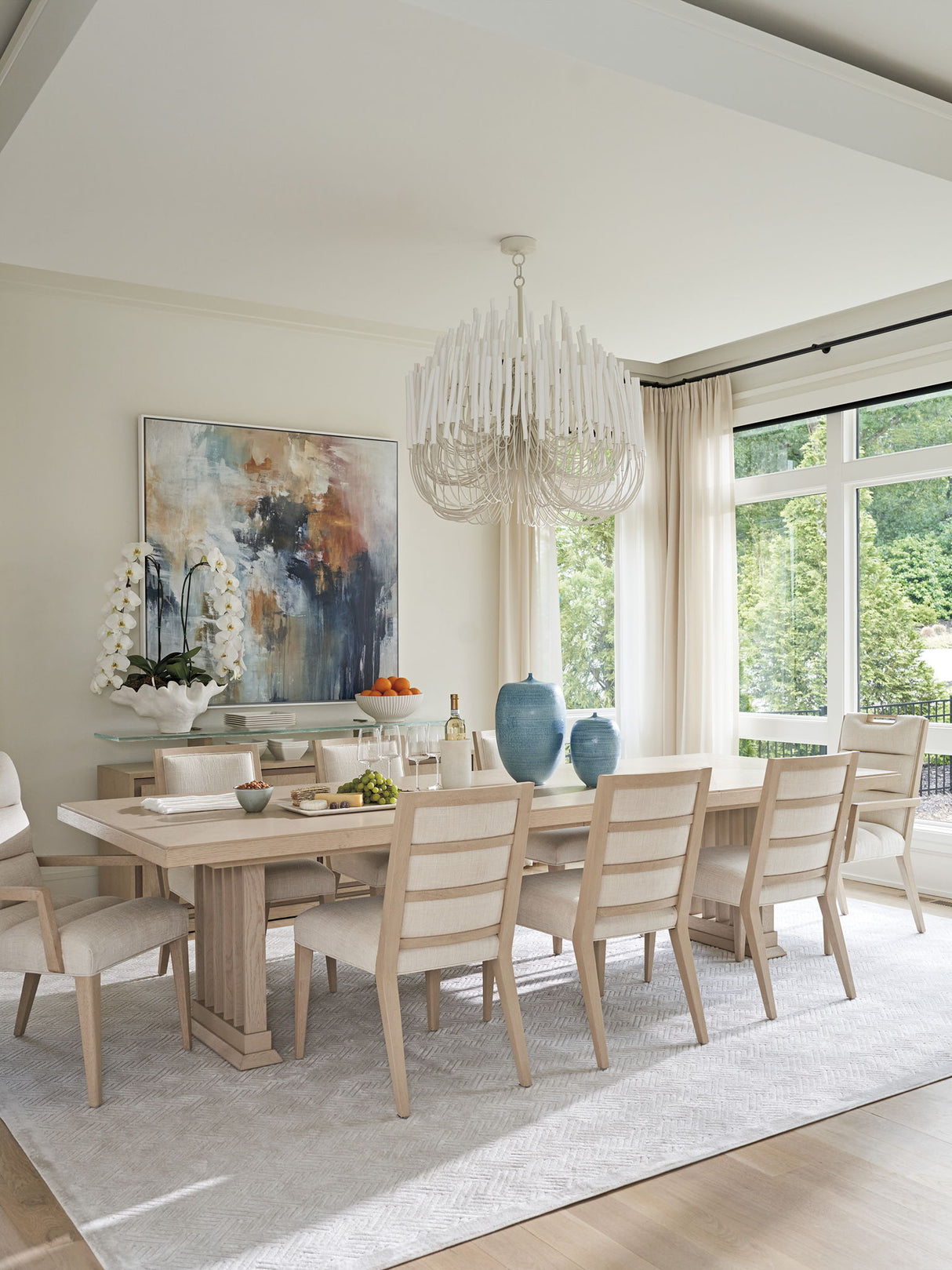 Sunset Key - Belaire Rectangular Dining Table - Beige