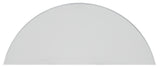 Melange - On The Bright Side Demilune Console - White