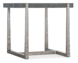 Chapman - Mixed Media End Table - Pearl Silver