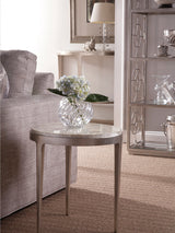 Signature Designs - Gravitas Round Spot Table - Pearl Silver