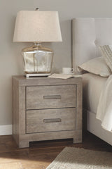 Culverbach - Gray - 5 Pc. - Dresser, Mirror, Queen Upholstered Bed, 2 Nightstands