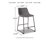 Centiar - Upholstered Barstool (Set of 2)