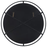 Cashel - Round Iron Mirror - Black