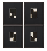 Desert Fragments VI Framed Print - Black / White