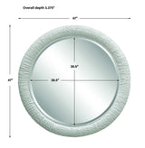 Mariner - Round Mirror - White