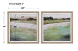 Vivid Vista - Framed Prints, Set Of 2 - Green
