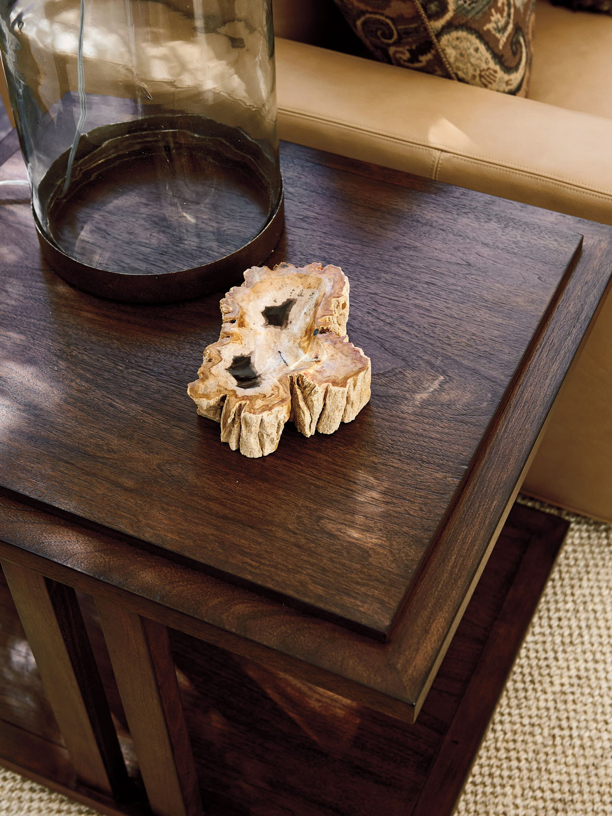 Silverado - Alvarado Rectangular End Table - Dark Brown