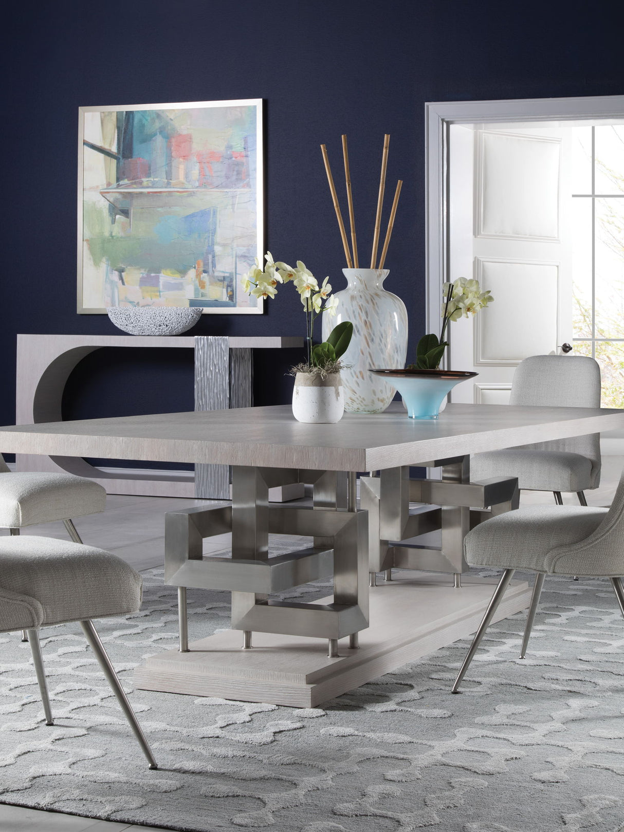Signature Designs - Pazzo Rectangular Dining Table - White