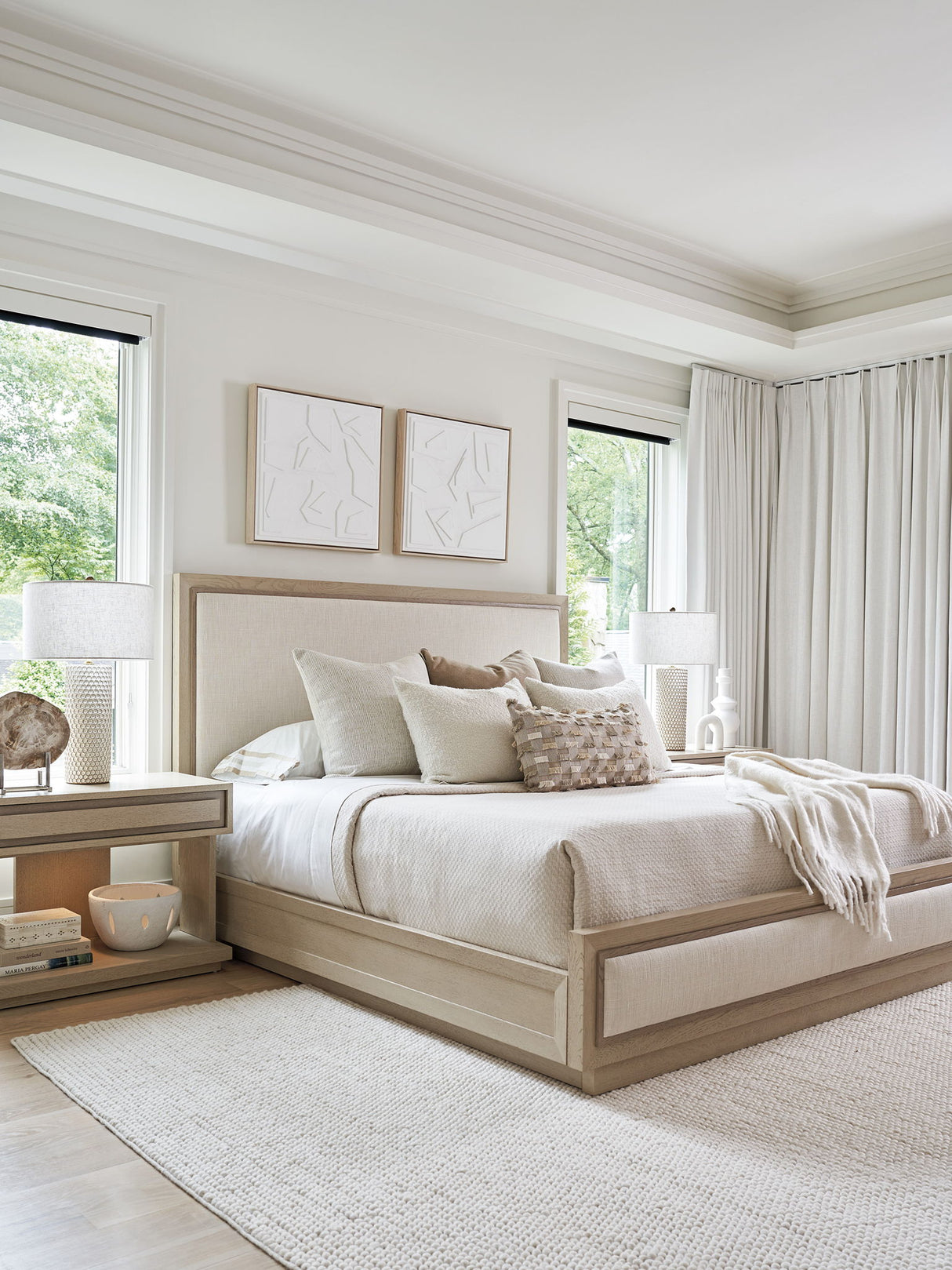 Sunset Key - Grayson Upholstered Bed