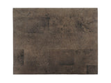 Cypress Point - Montera Travertine End Table - Dark Brown