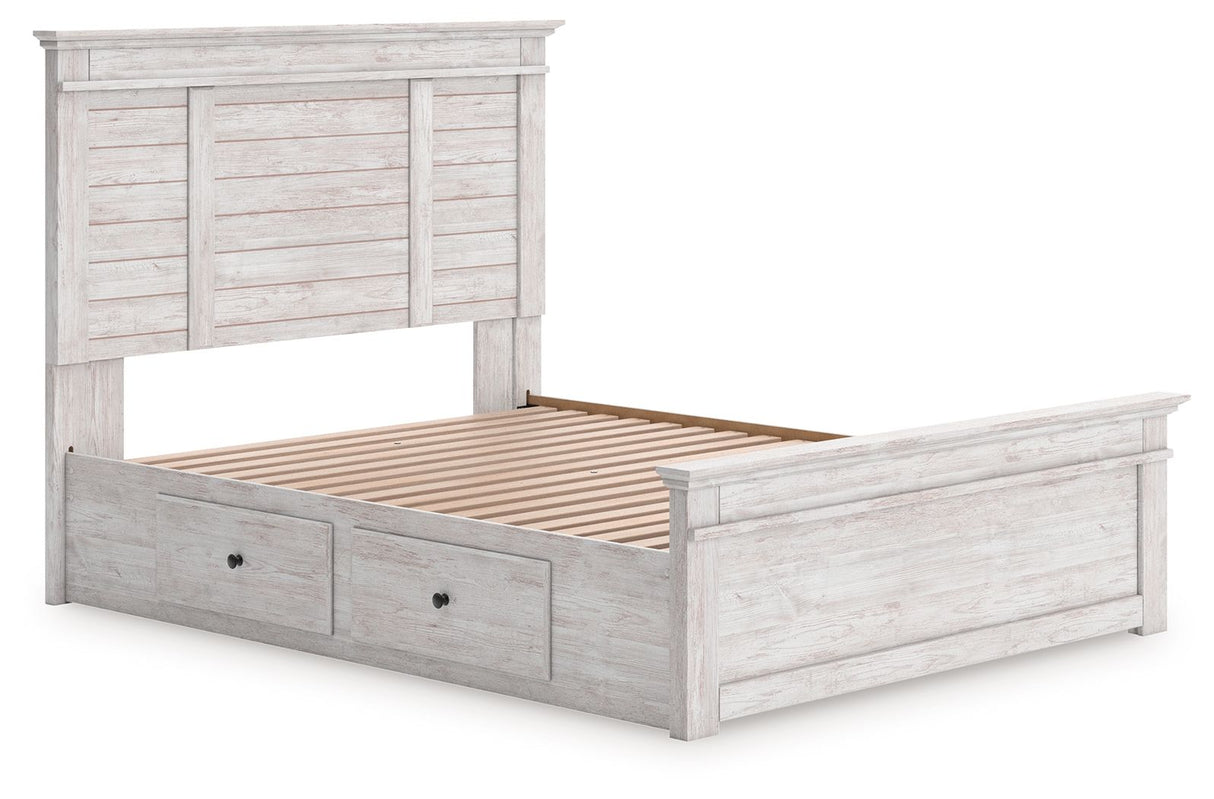 Makidern - Panel Storage Bed