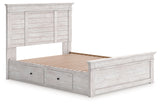 Makidern - Panel Storage Bed