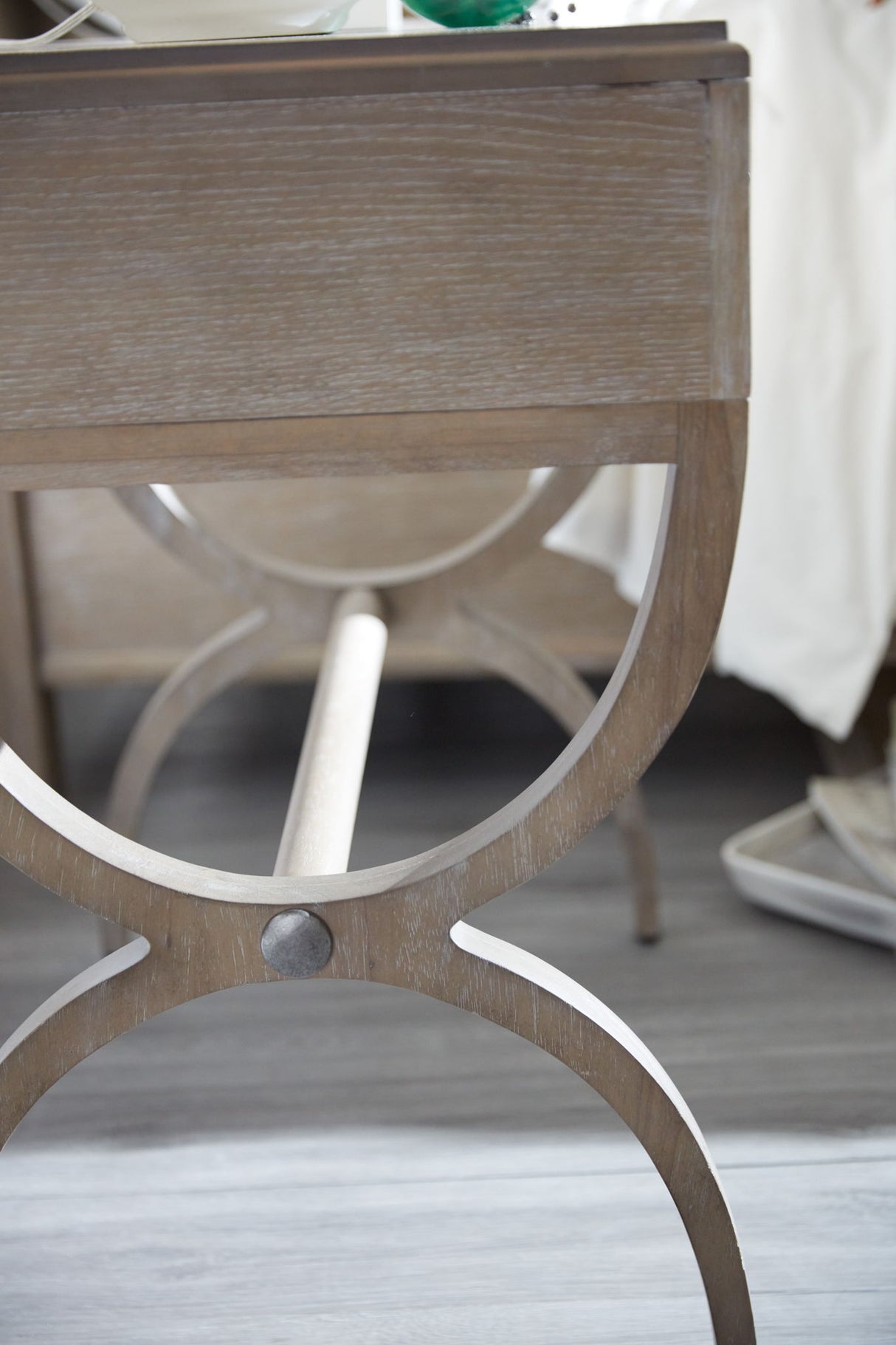 Affinity - Leg Nightstand - Gray
