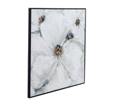 Dogwood - Canvas Art - Pearl Silver