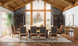 Big Sky - Trestle Dining Table With 2-20" Leaves