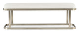 Linville Falls - River Branch Upholstered Bench - White