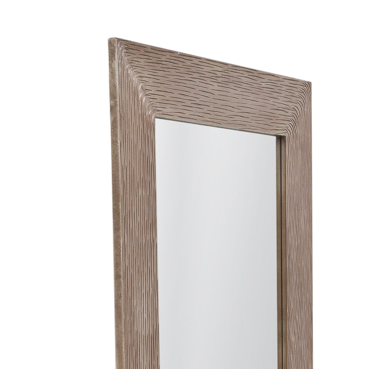 Harlow - Floor Mirror - Silver