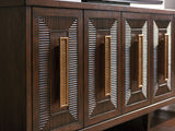 Silverado - Modesto Media Console - Dark Brown