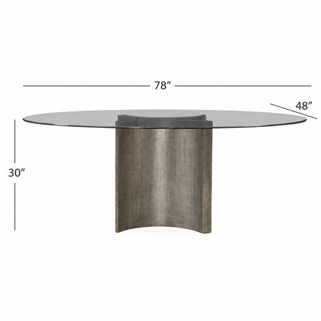 Symmetry - Dining Table - Silver
