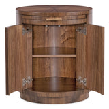 Eleana - Round Nightstand - Medium Wood