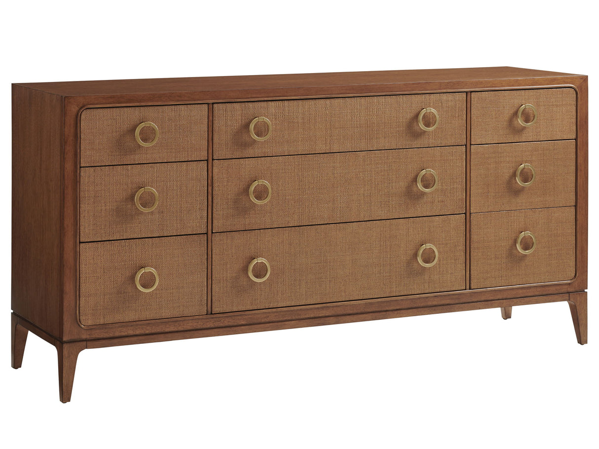 Palm Desert - Paxton Triple Dresser - Dark Brown