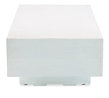 Bazaar - Grfc Faux Bois Coffee Table - Bone