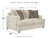 Soletren - Loveseat - Stone