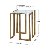 Mirrin - Accent Table - Gold