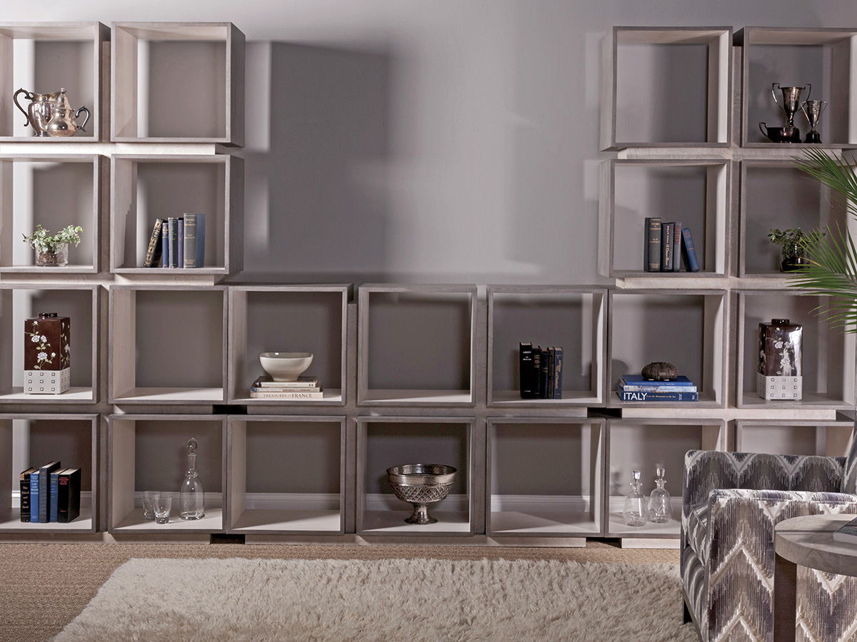 Signature Designs - Mercury Eight-Cube Etagere - Gray