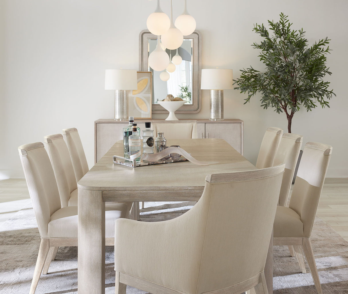 Modern Mood - Leg Dining Table With 1-24in Leaf