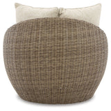 Danson - Swivel Lounge w/Cushion (Set of 2) - Beige