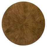 Melange - Mulholland Round End Table - Dark Brown