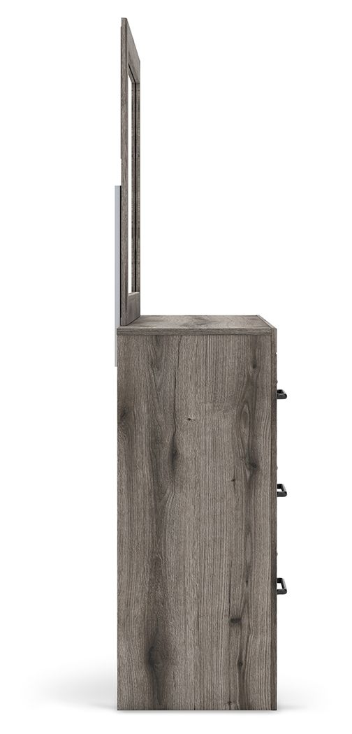 Graystorm - Dresser And Mirror - Brown Gray