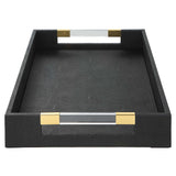 Wessex - Black Shagreen Tray