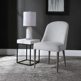 Brie - Armless Chair, Set Of 2 - White