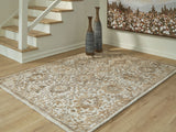 Sableridge - 5' x 7' Rug - Ivory / Taupe / Camel